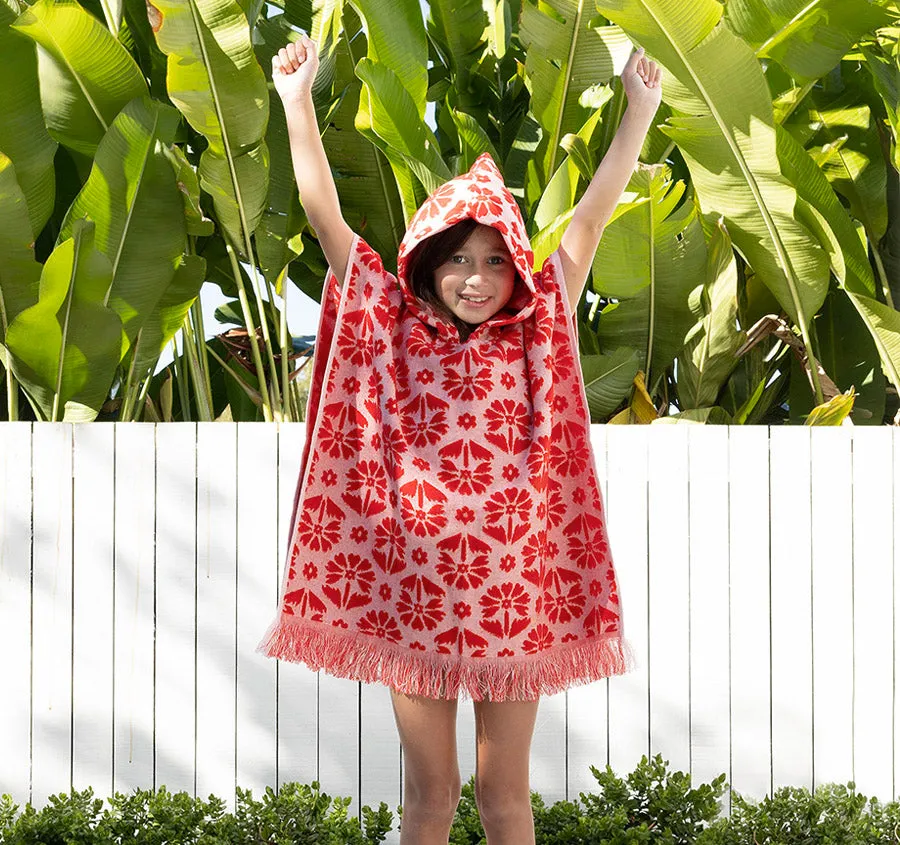 Flora Kids Poncho Poppy