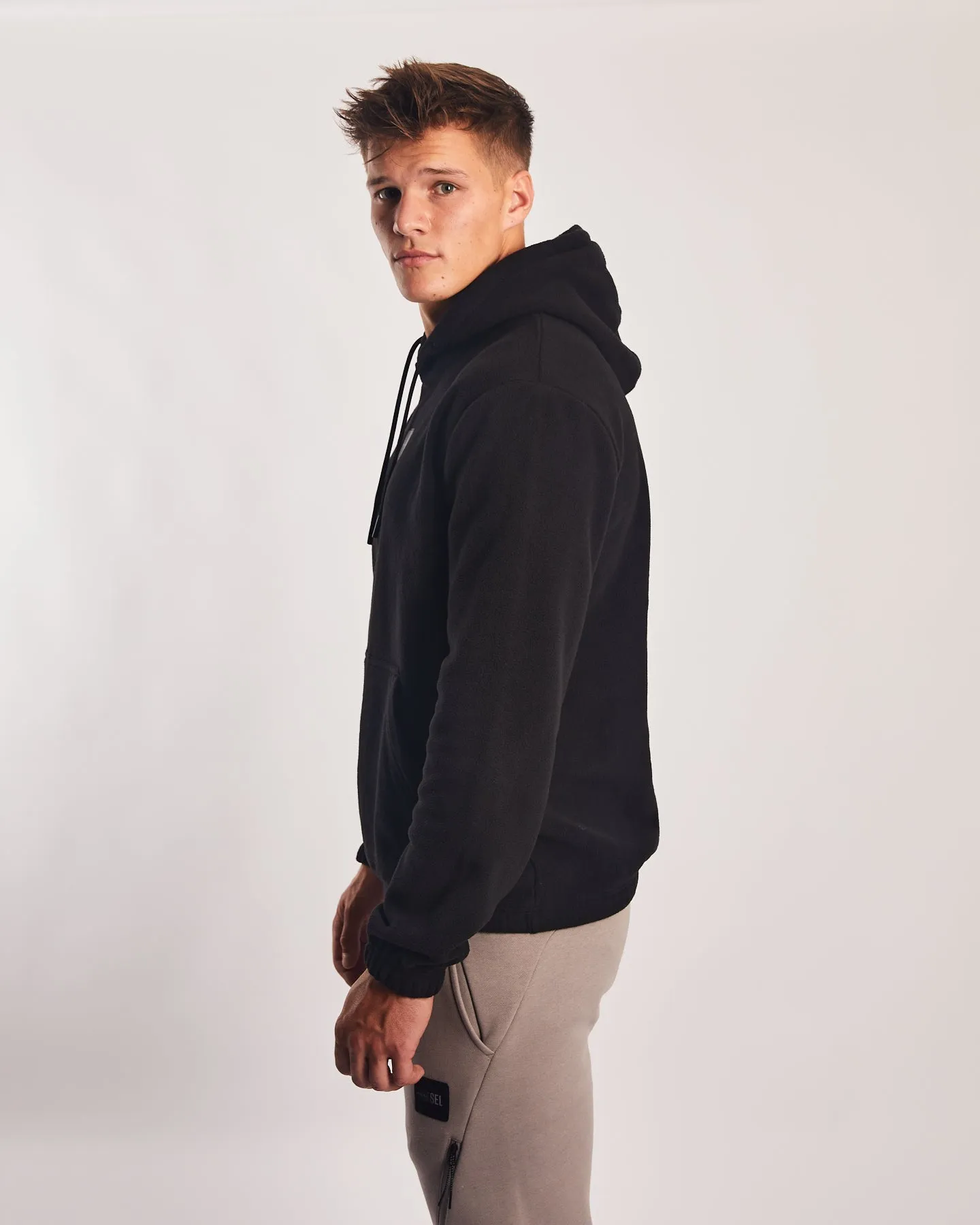 Fondor Fleece Hoodie New Black