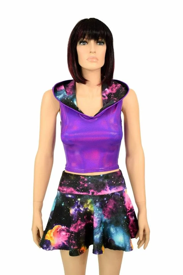 Galaxy Dragon Hoodie & Skirt Set