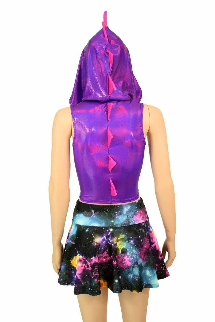 Galaxy Dragon Hoodie & Skirt Set