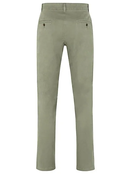 George Mens/Boys Sage Green Stretch Chinos