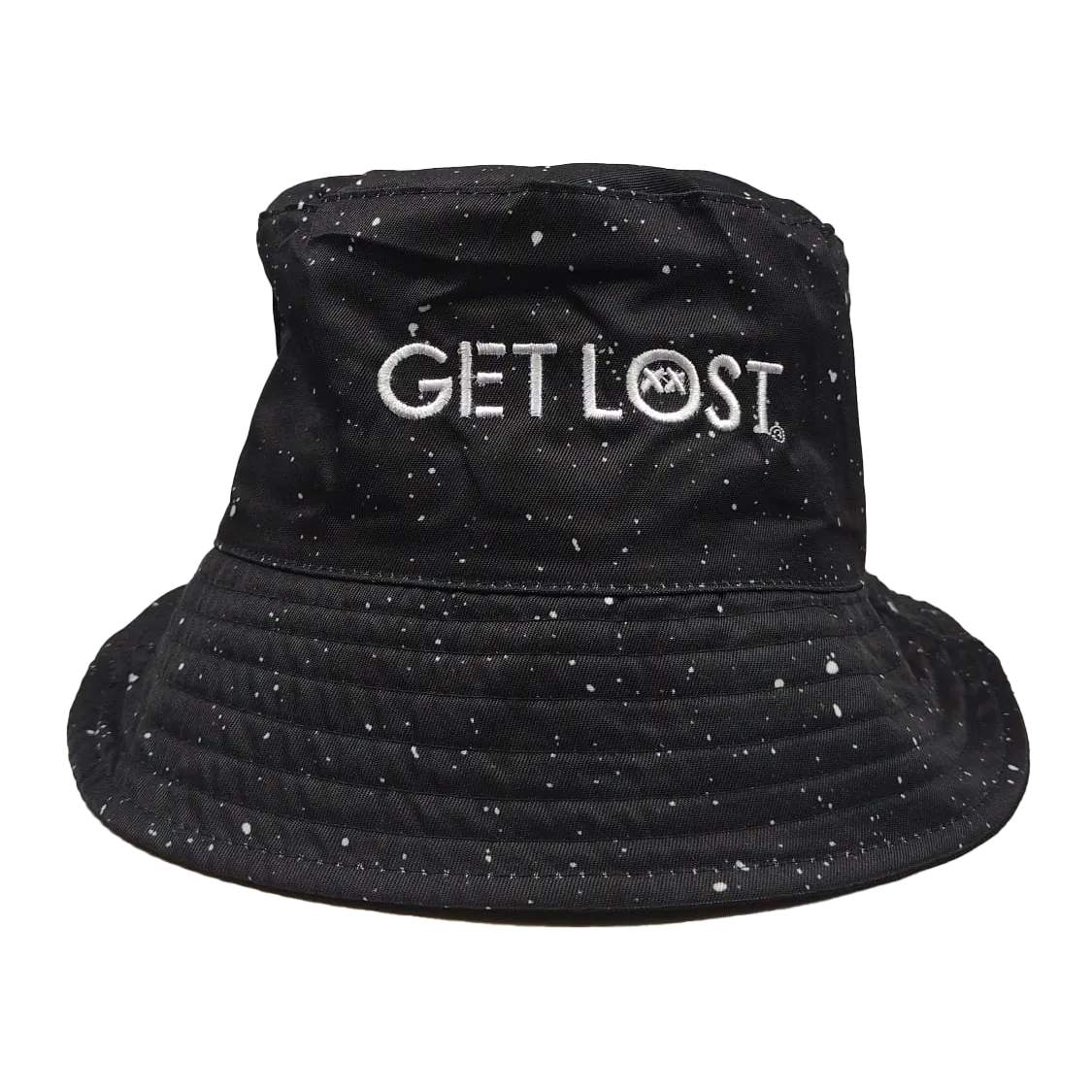 Get Lost Bucket Hat Black Spark