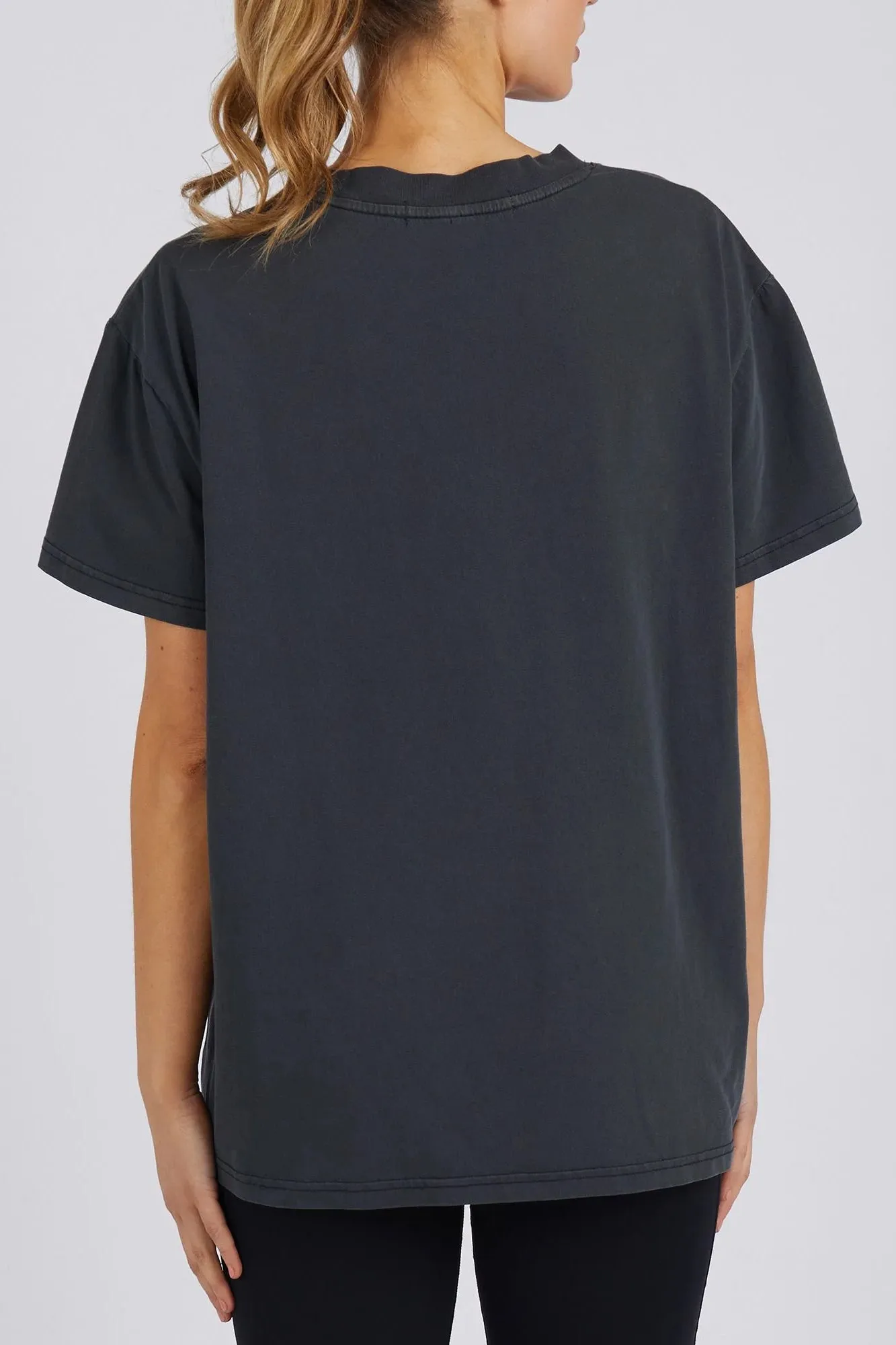 Glider Tee in Washed Black