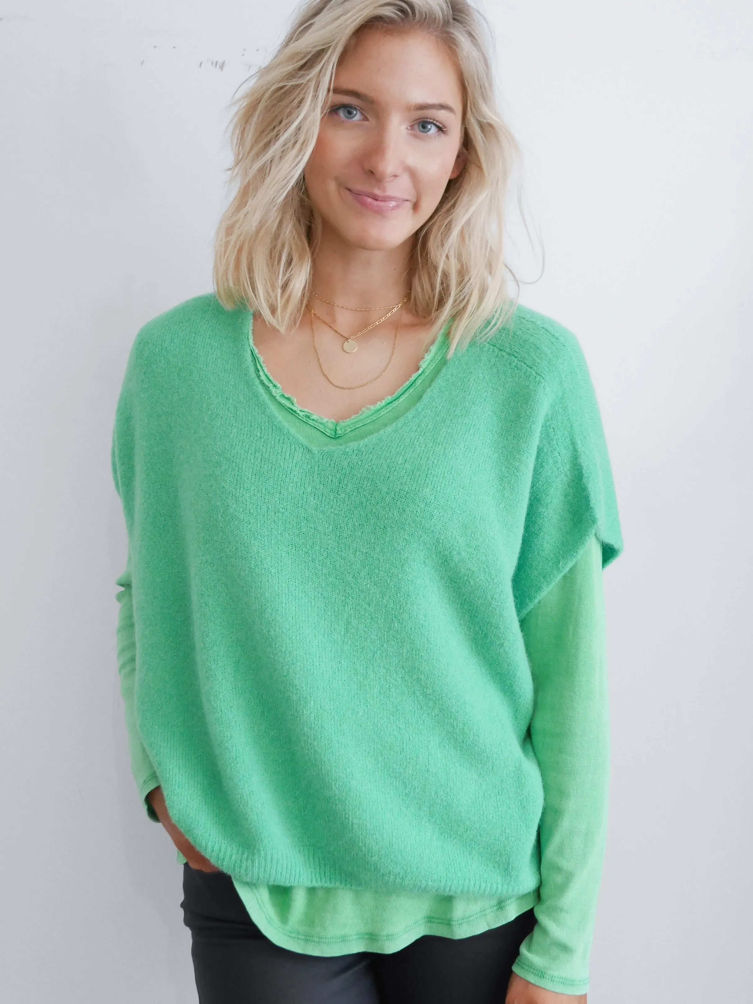 Harriet Knit Emerald