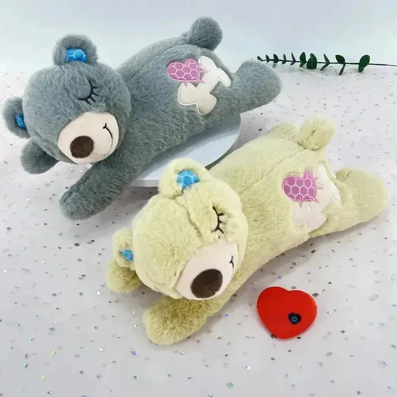 Heartbeat Sounds Bear and Puppy Plushie