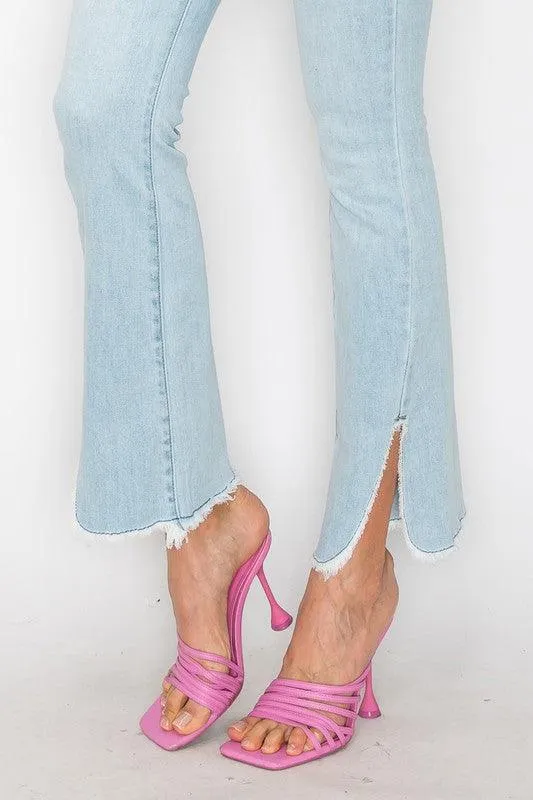 HIGH  RISE BOOT CUT JEANS