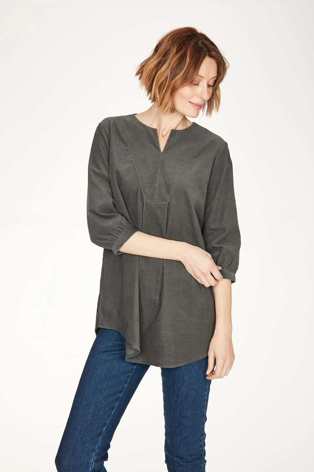 Hiram Organic Cotton Corduroy Tunic