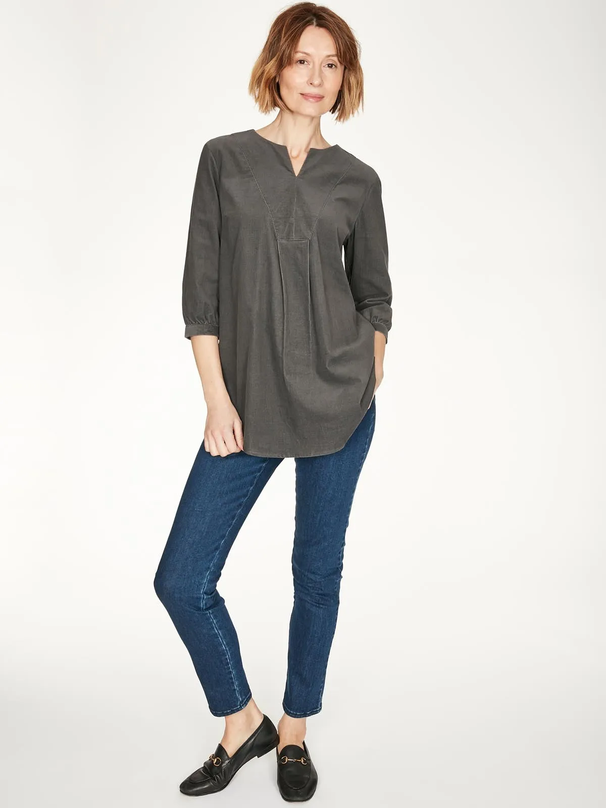 Hiram Organic Cotton Corduroy Tunic