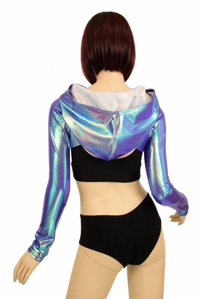 Hooded Moonstone Bolero Dance Sleeves