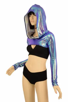 Hooded Moonstone Bolero Dance Sleeves