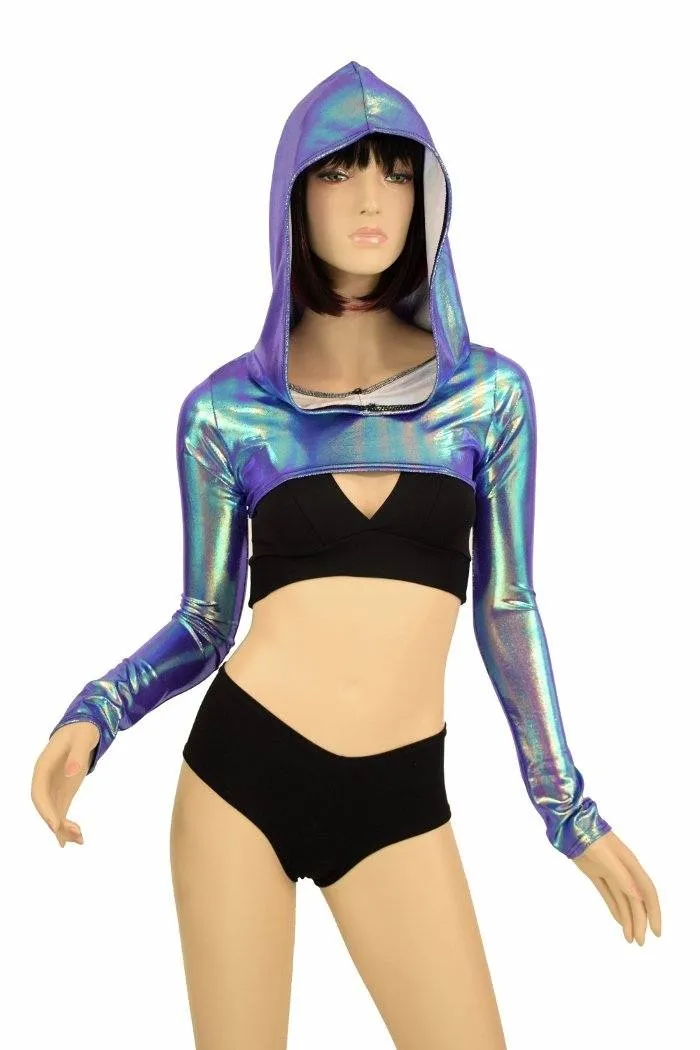 Hooded Moonstone Bolero Dance Sleeves