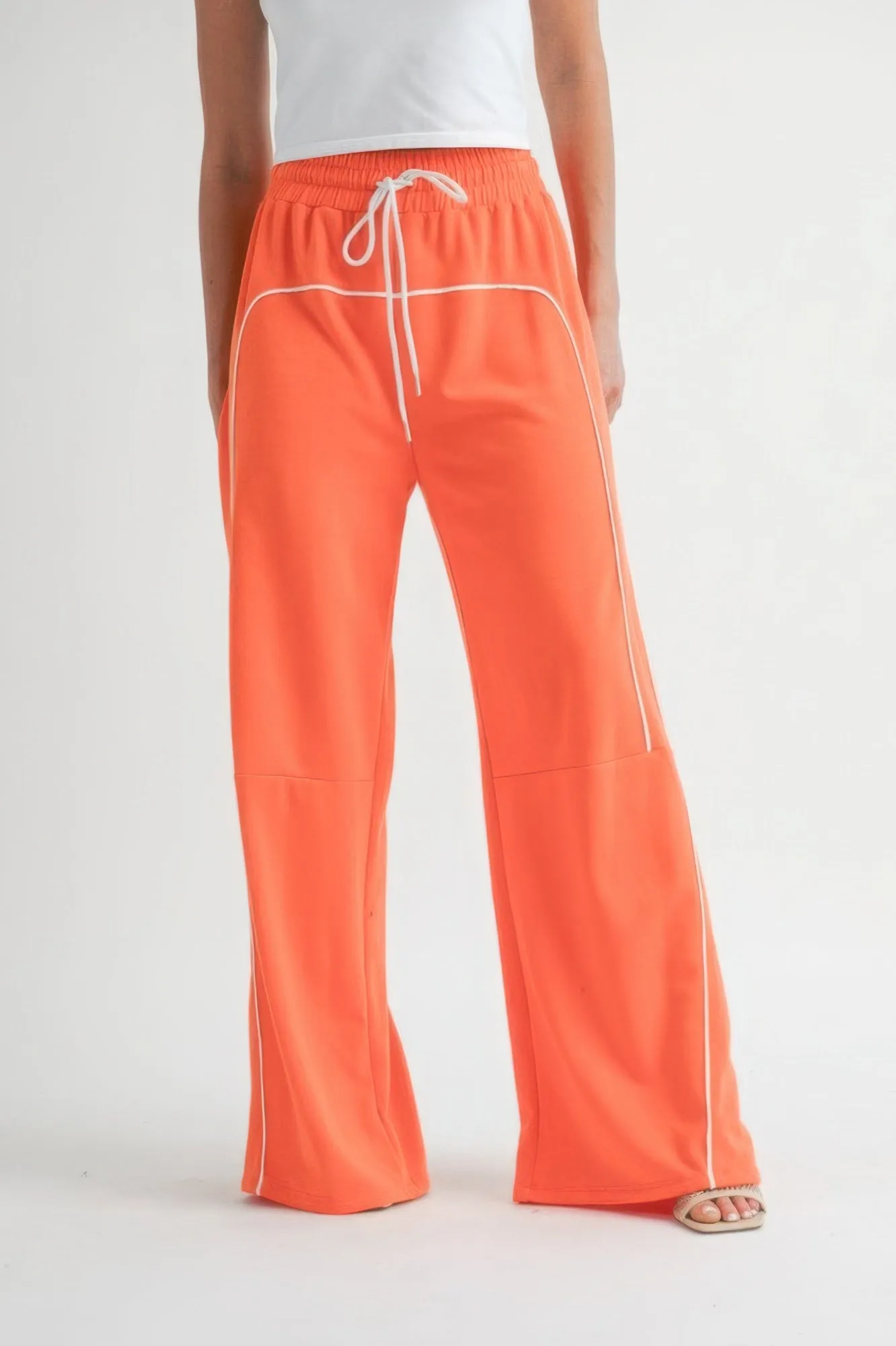 Hot Girl Good Sport Sweatpants In Orange