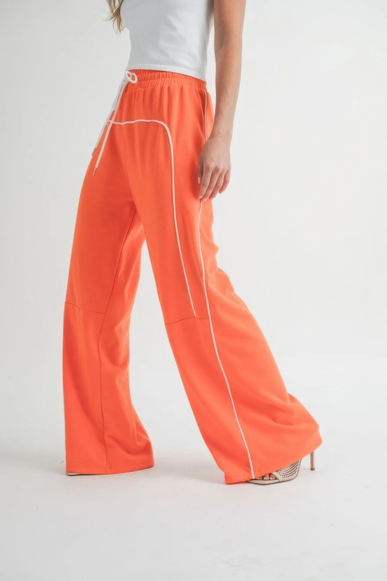 Hot Girl Good Sport Sweatpants In Orange