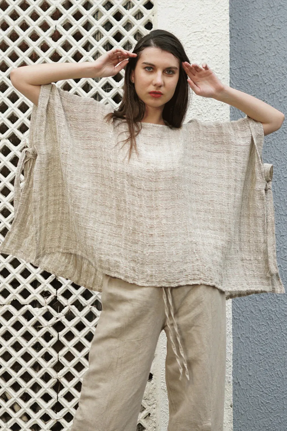 Imagine Linen - AIM4029CR Averil Cotton Top