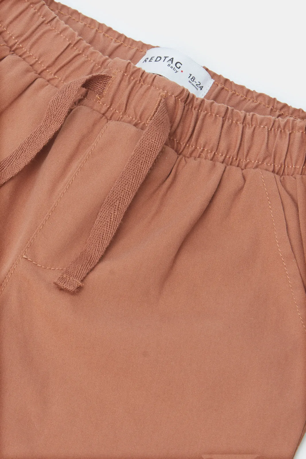 Infant Boys Tan Twill Chino