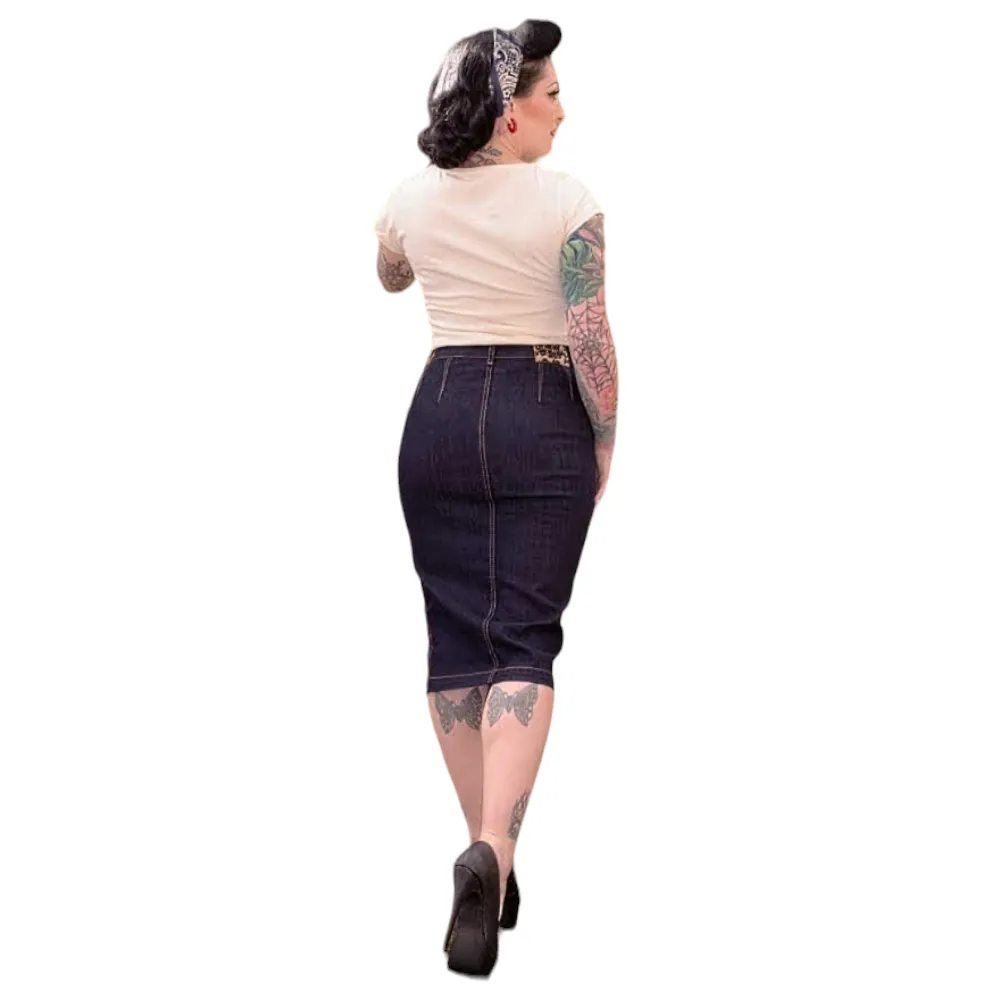 JEANS PENCIL SKIRT