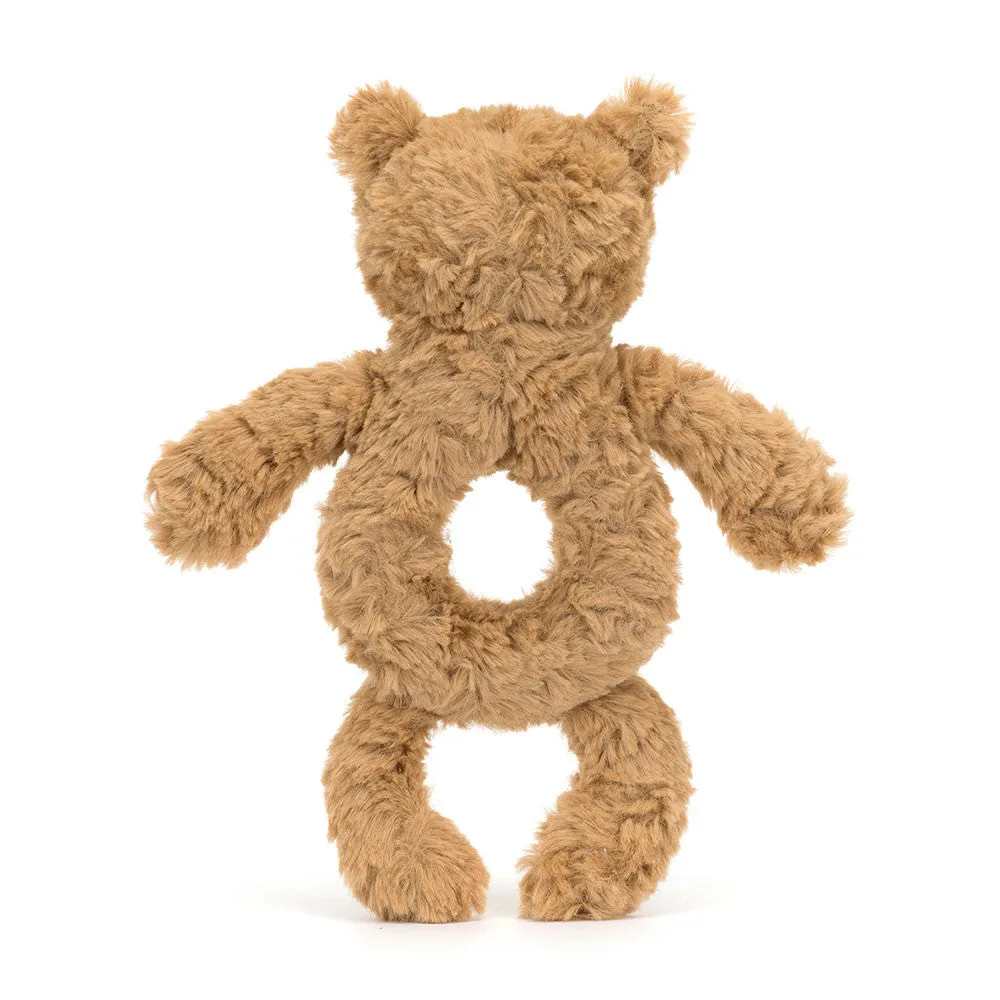 Jellycat Bartholomew Bear Ring Rattle