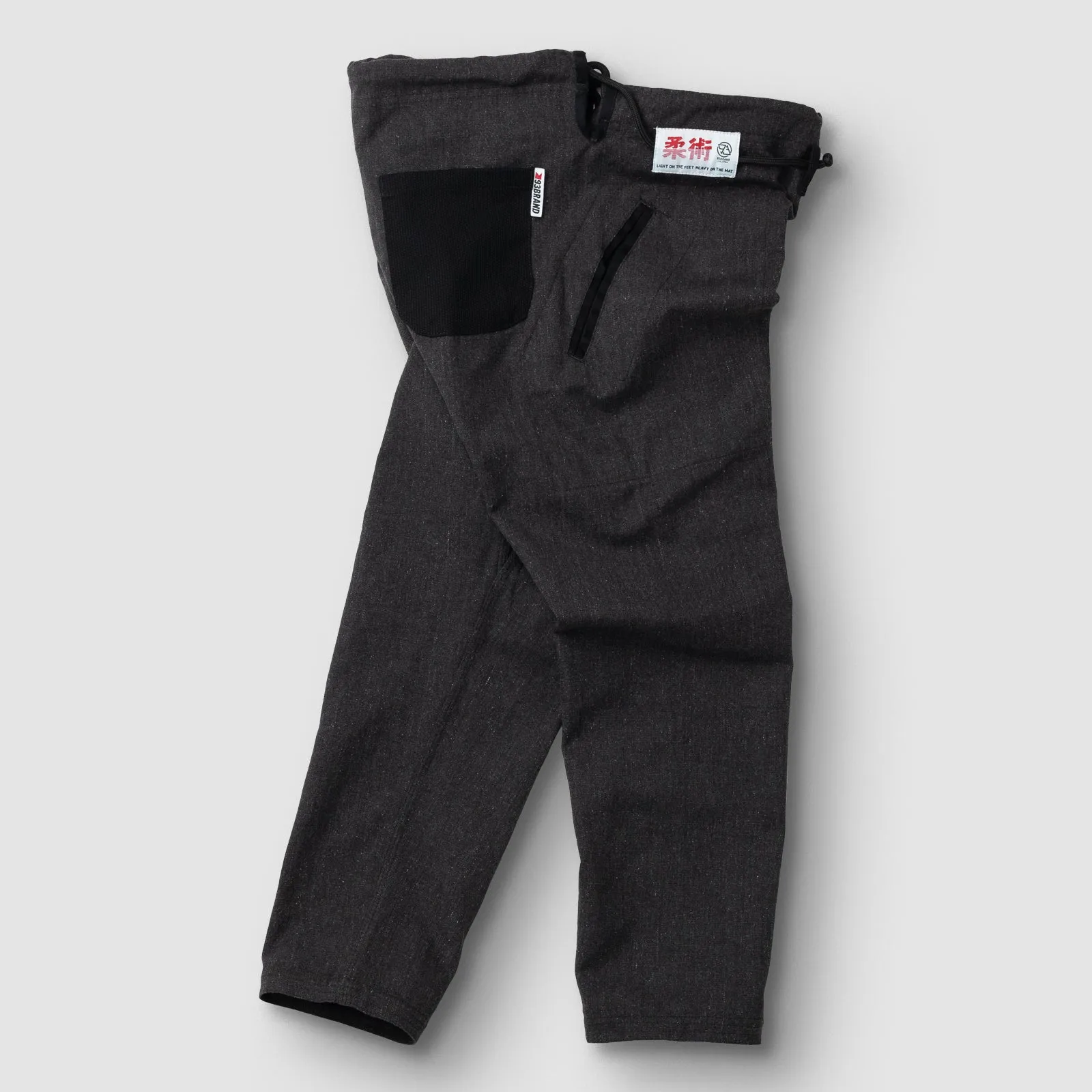 JIU JITSU ORIGINALS Women's Casual Gi Pants - Dark Marl Grey