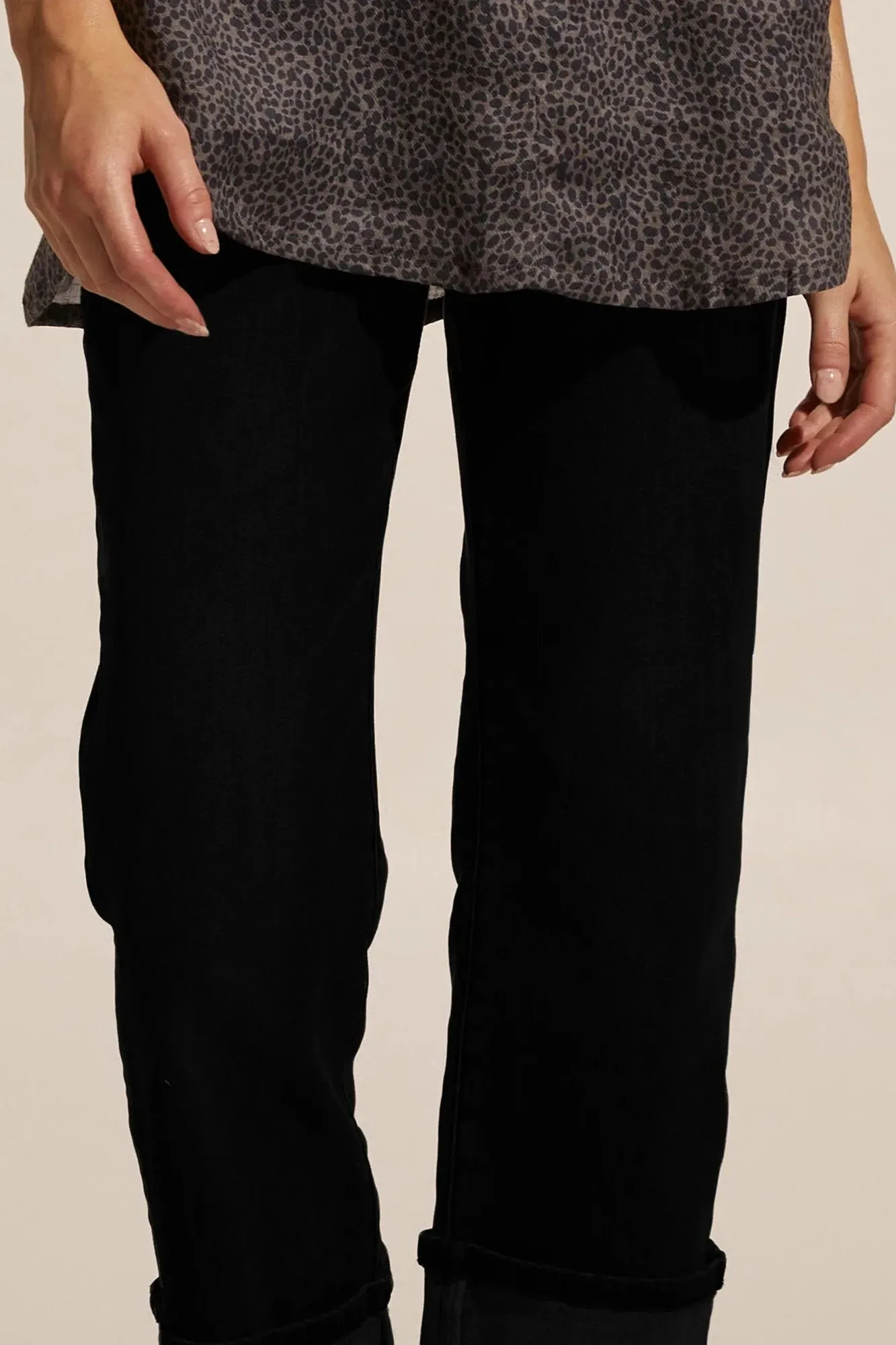 Journey Pant in Black Denim