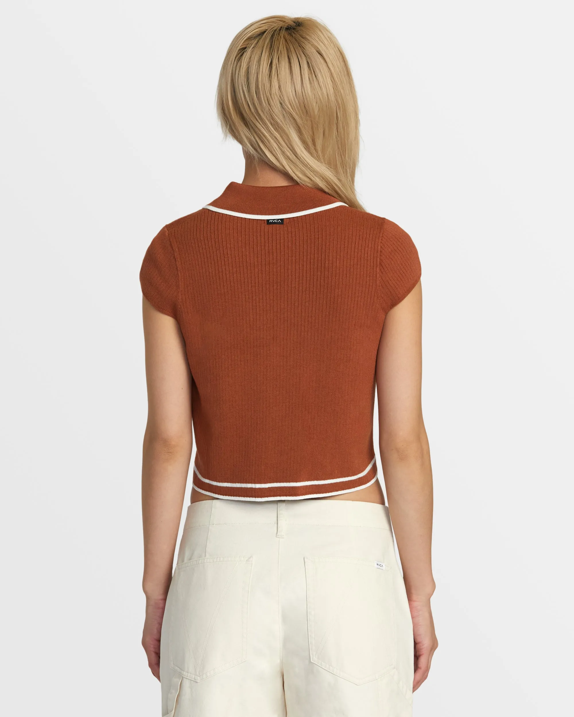 Jules Sweater Top - Mocha Bisque