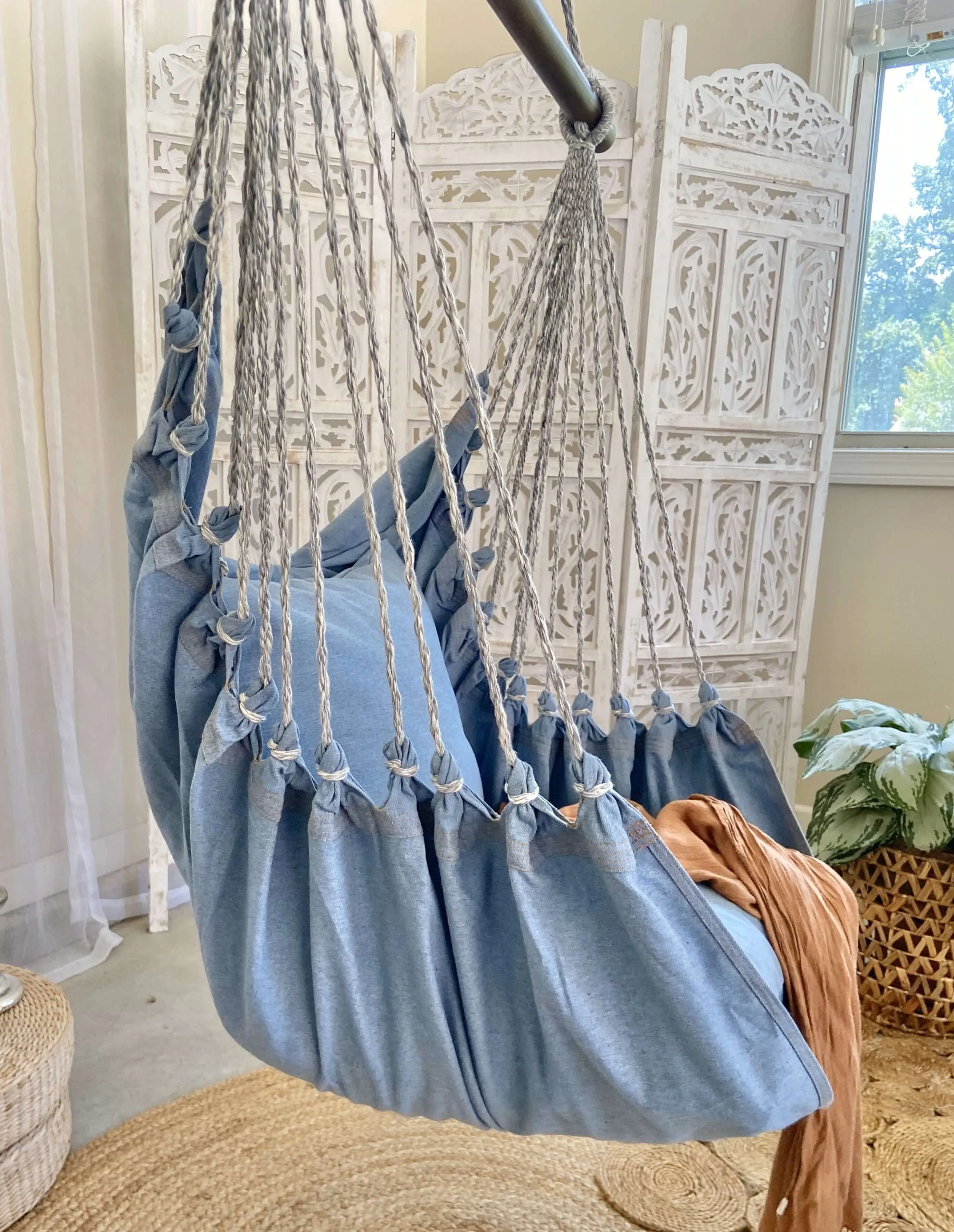 Junior Blue Jeans Hammock Chair Swing  | DENIM Jr.