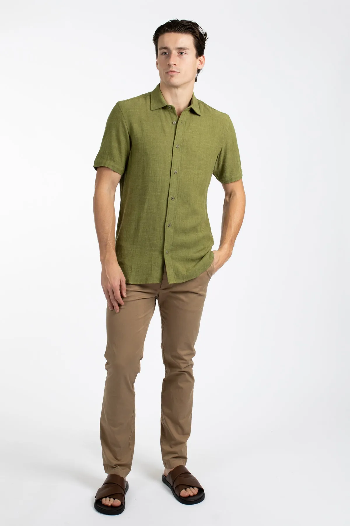 Kelp Linen Viscose Shirt