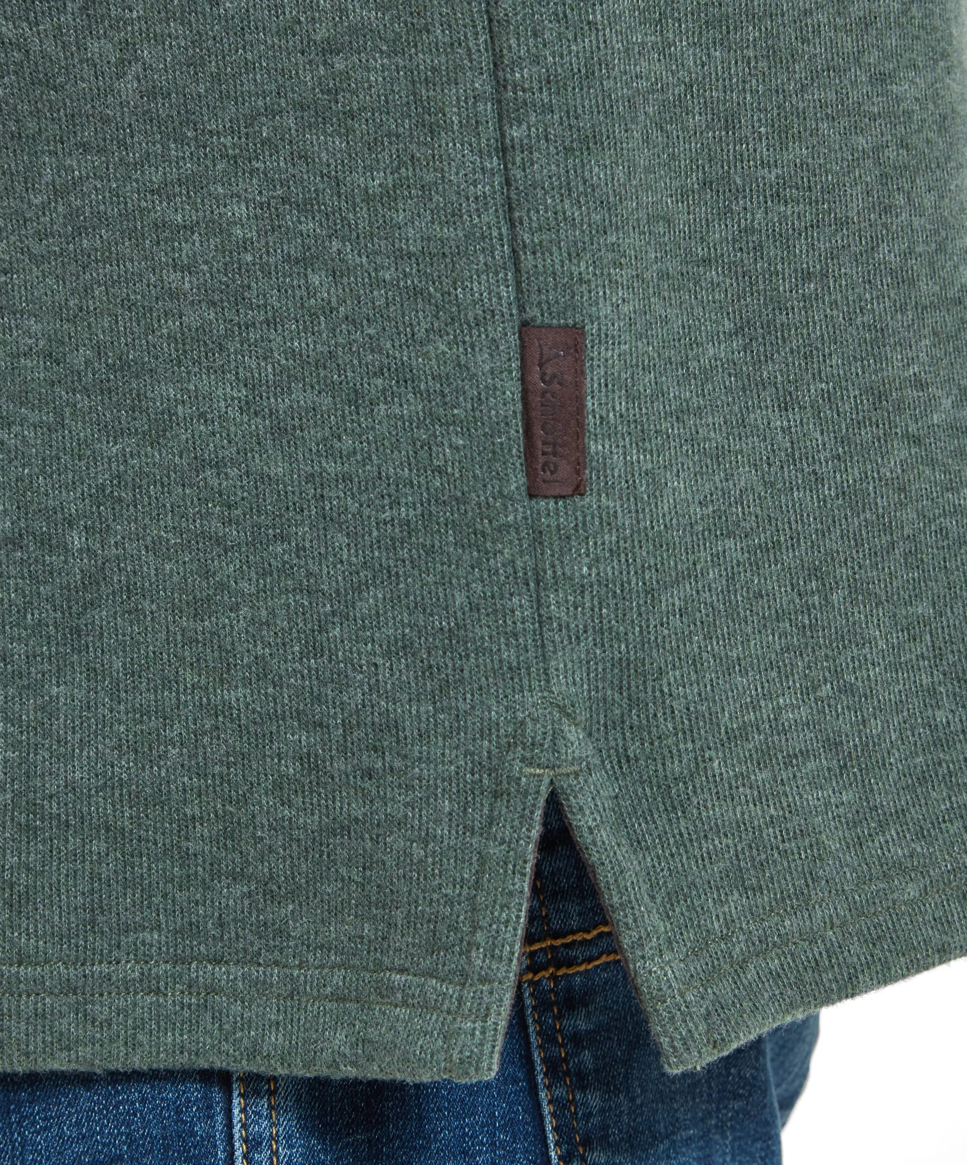 Kingsbridge Quarter Zip Jumper - Country Green