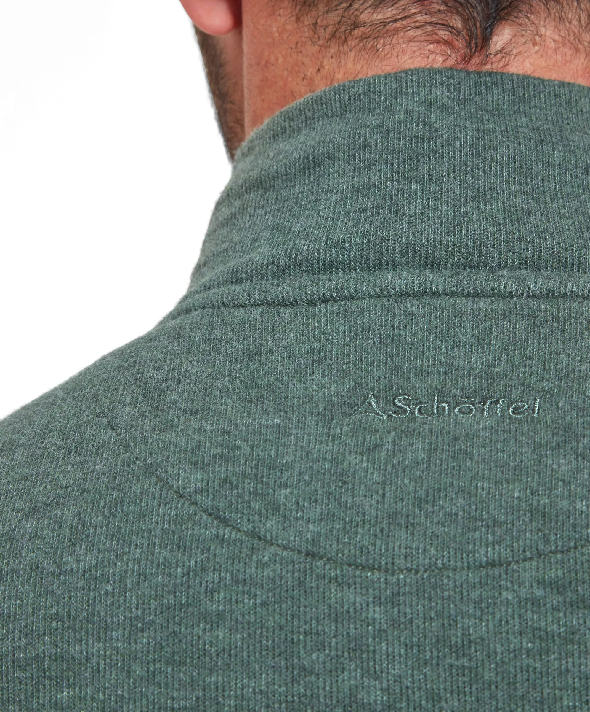 Kingsbridge Quarter Zip Jumper - Country Green