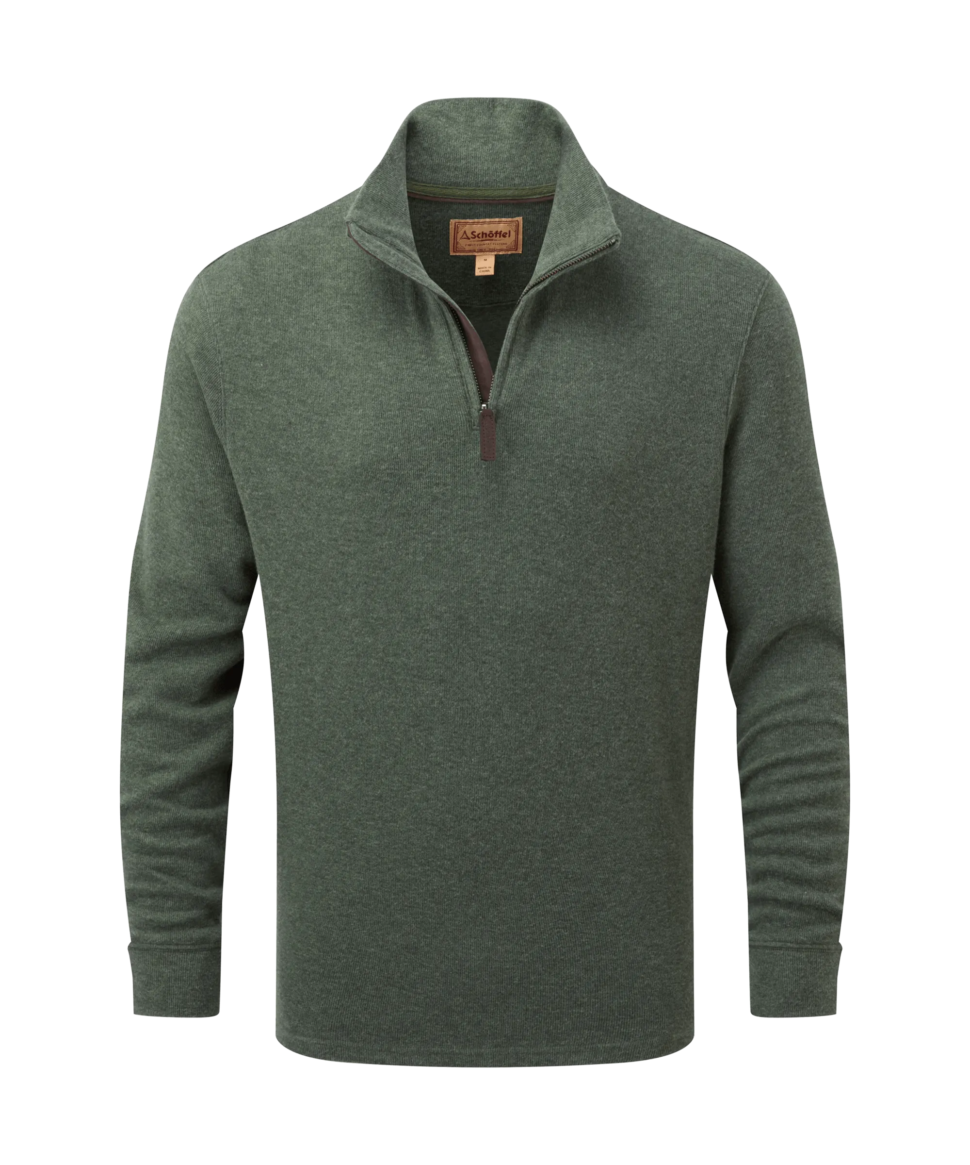 Kingsbridge Quarter Zip Jumper - Country Green