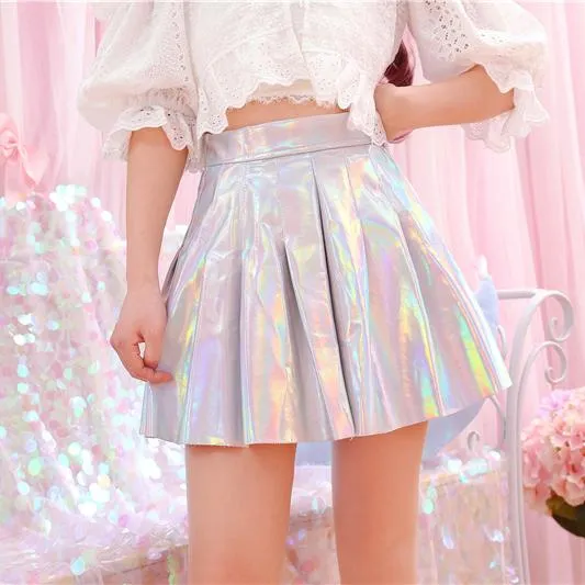 Laser High Waist Skirt SD01930