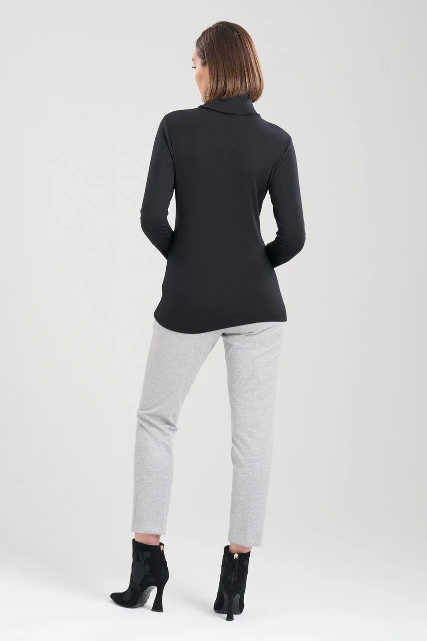 Layering Jersey Turtleneck Top