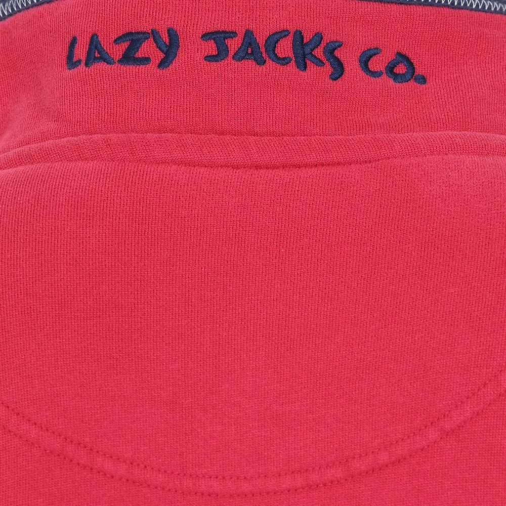 Lazy Jacks Super Soft 1/4 Zip Plain Sweatshirt LJ40