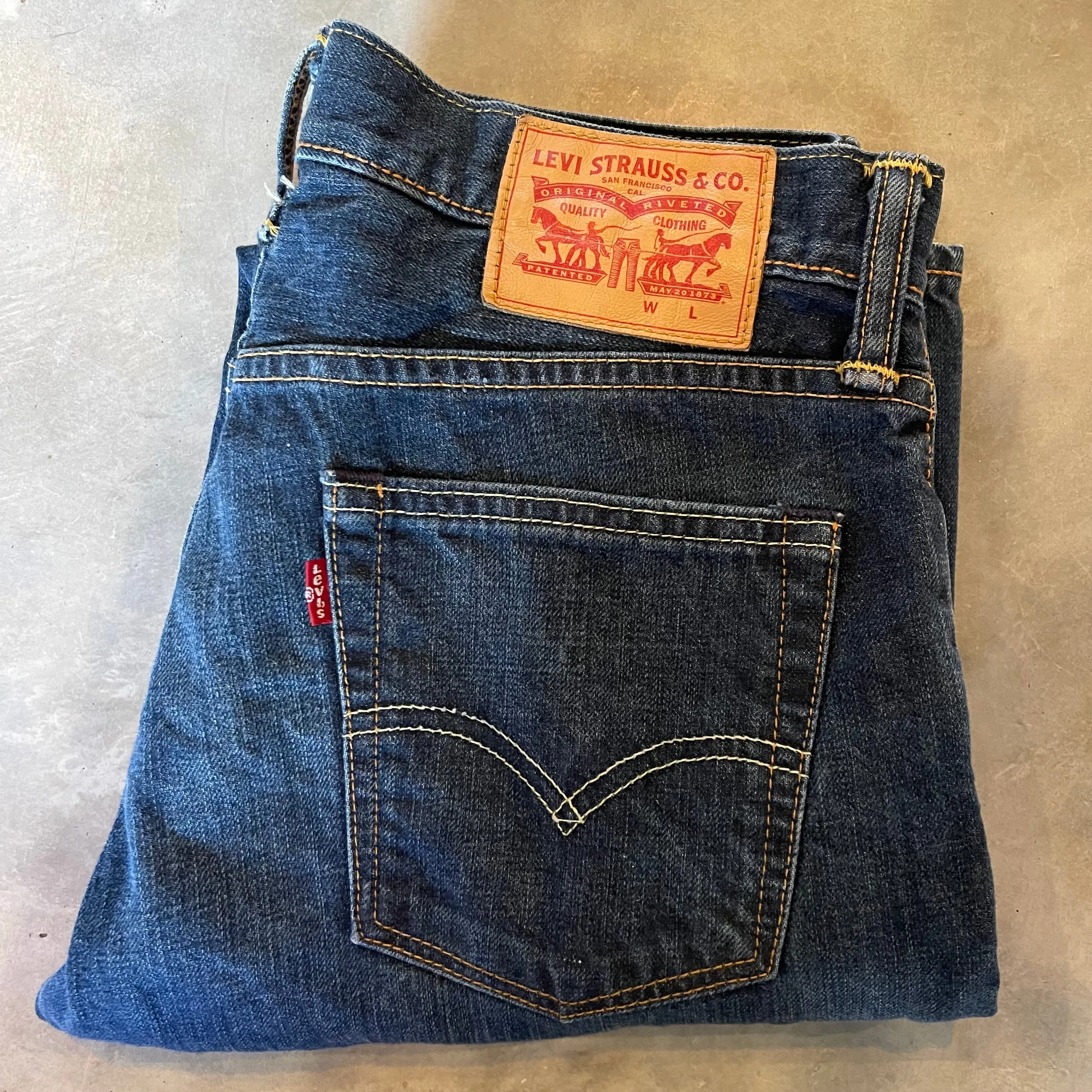 Levis Blue Denim 30" 32"