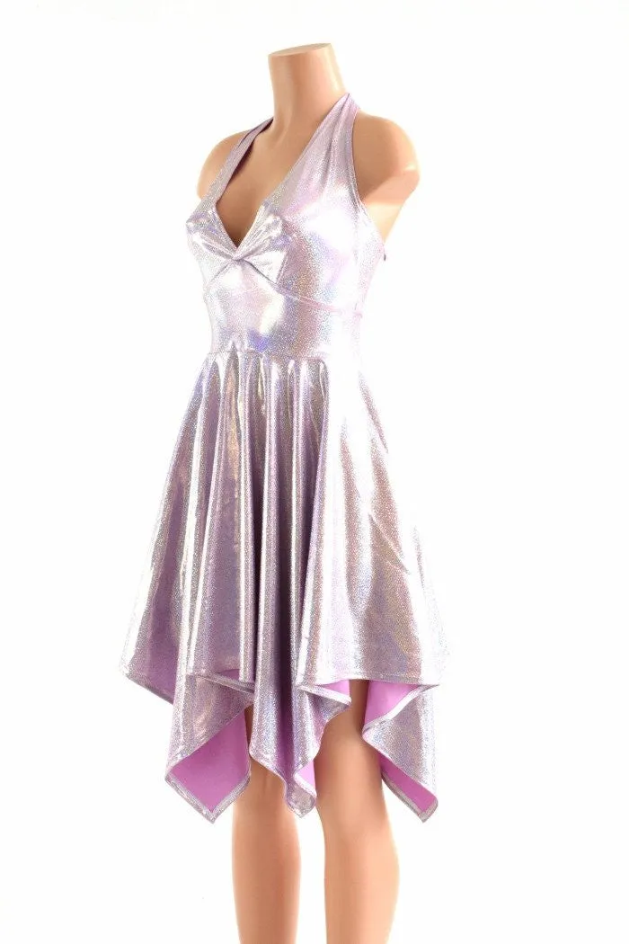 Lilac Purple Pixie Hemline Fairy Dress