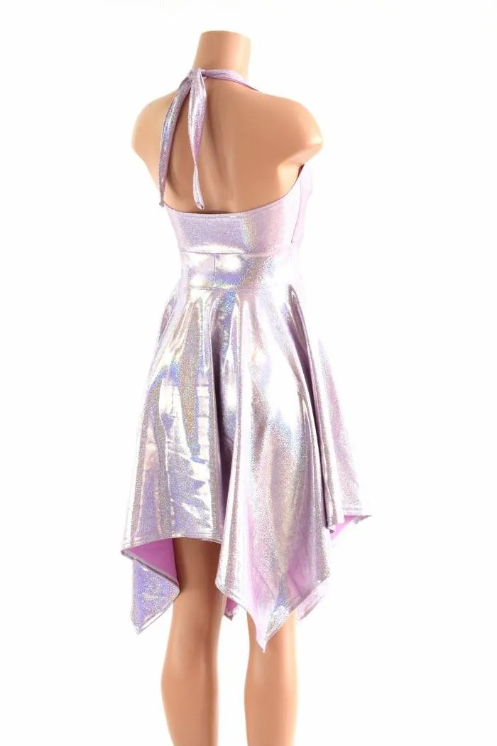 Lilac Purple Pixie Hemline Fairy Dress