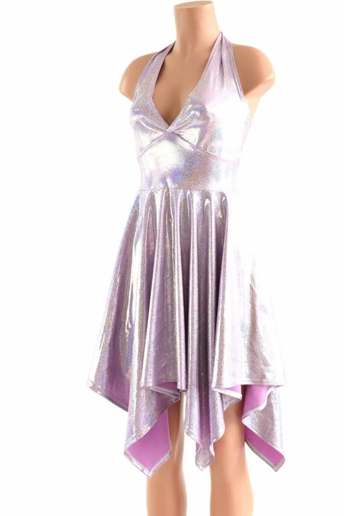 Lilac Purple Pixie Hemline Fairy Dress