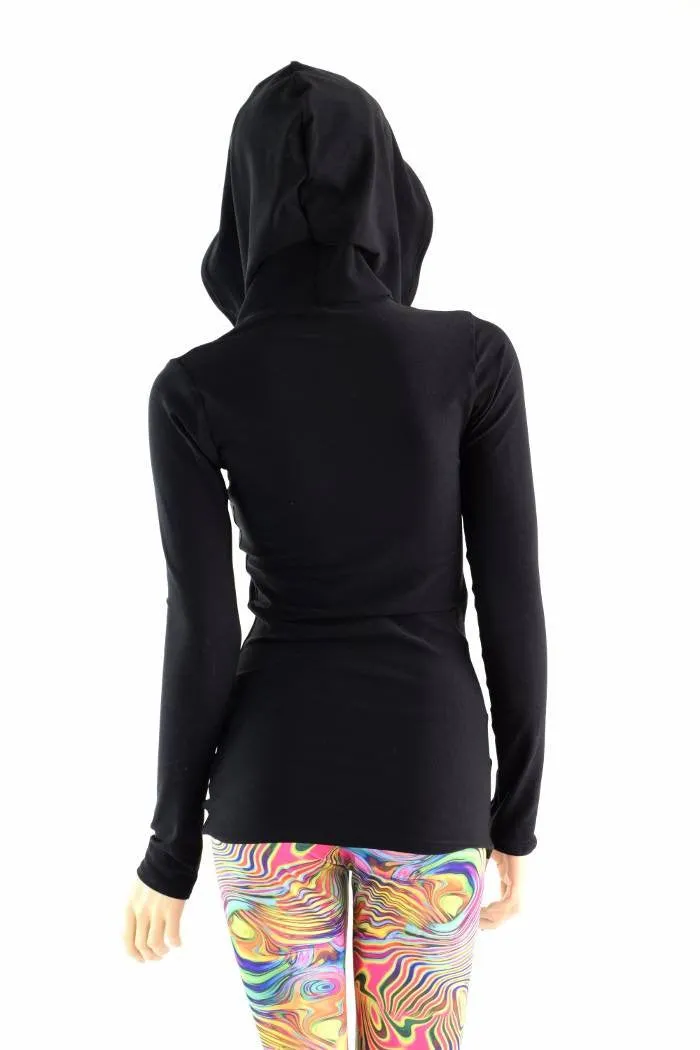 Long Sleeve Black Zen Hoodie