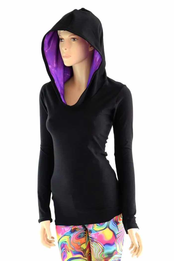 Long Sleeve Black Zen Hoodie