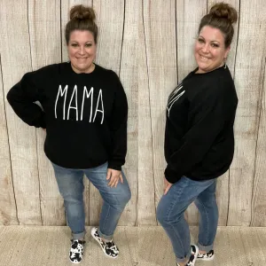 Mama Graphic Pullover Sweatshirt