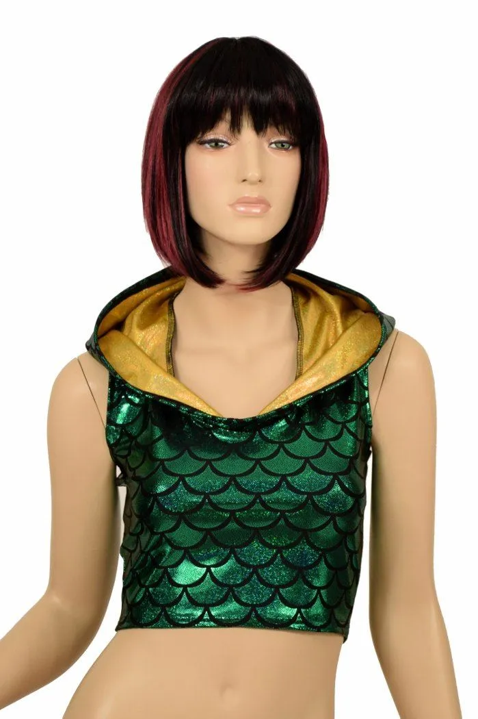 Mardi Gras Sleeveless Dragon Crop