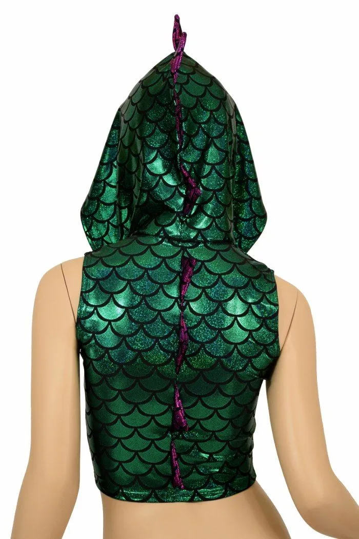 Mardi Gras Sleeveless Dragon Crop