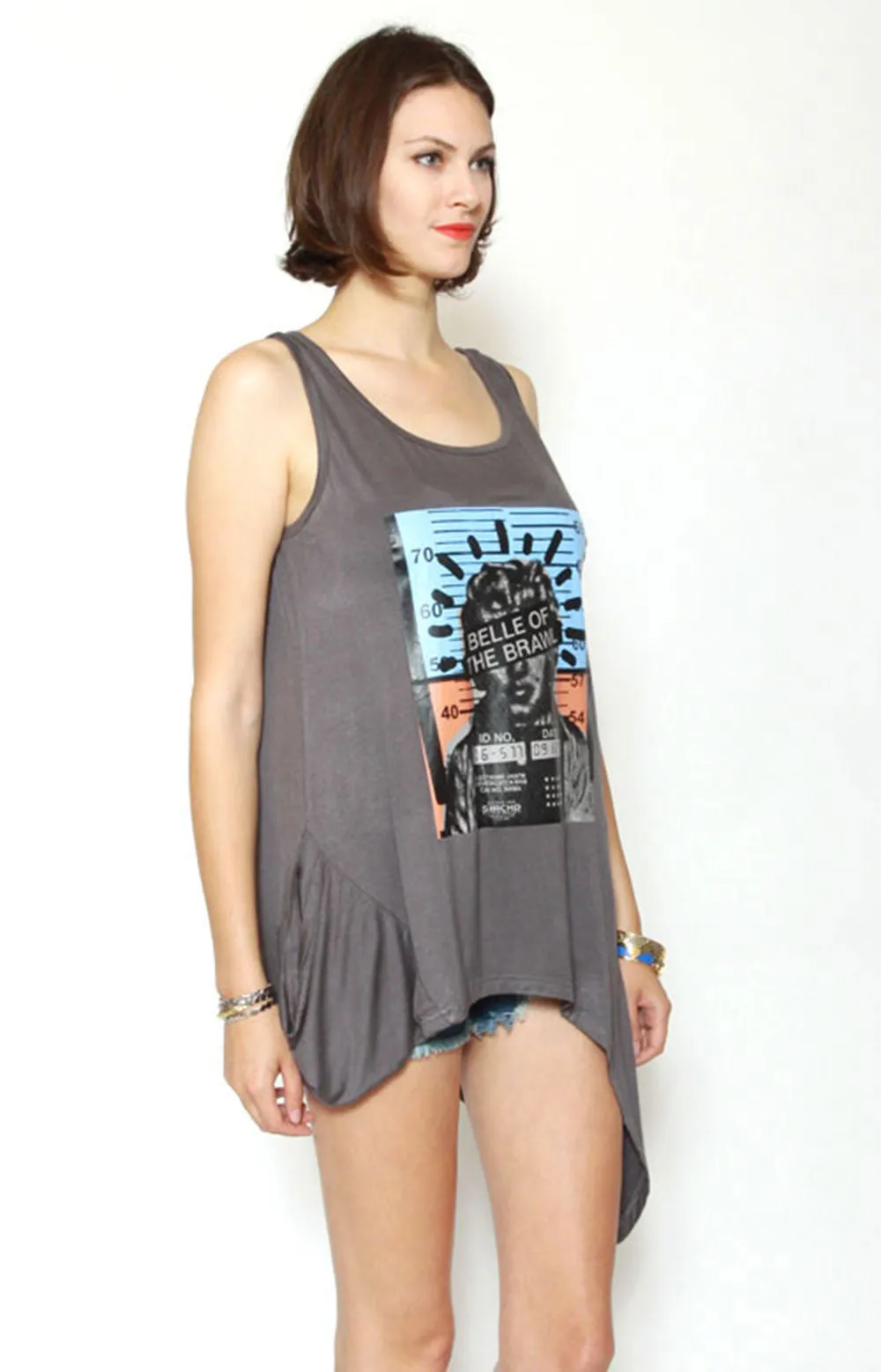 Marilyn Cut Tank Tunic