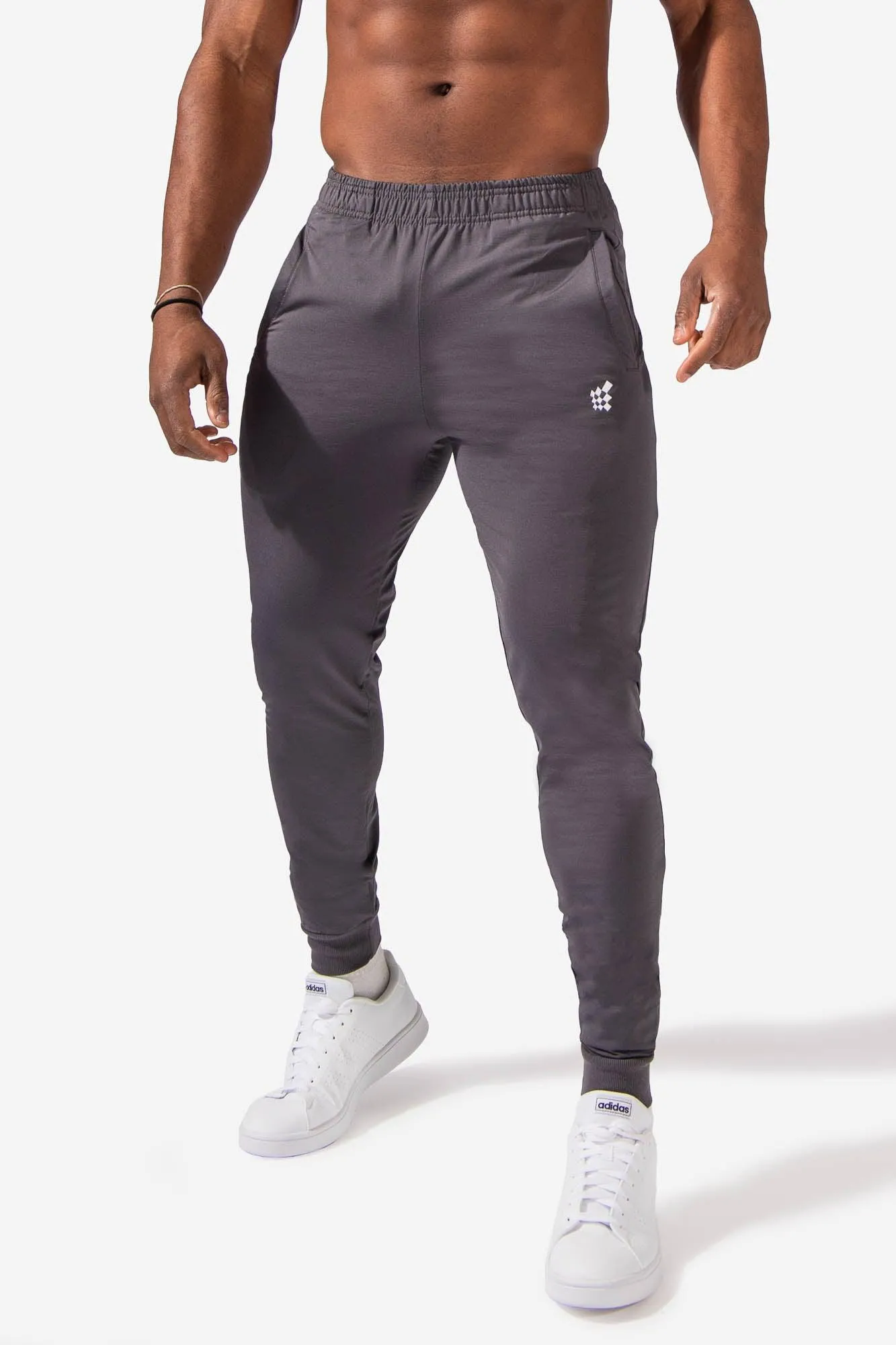 Matrix Tapered Joggers - Charcoal