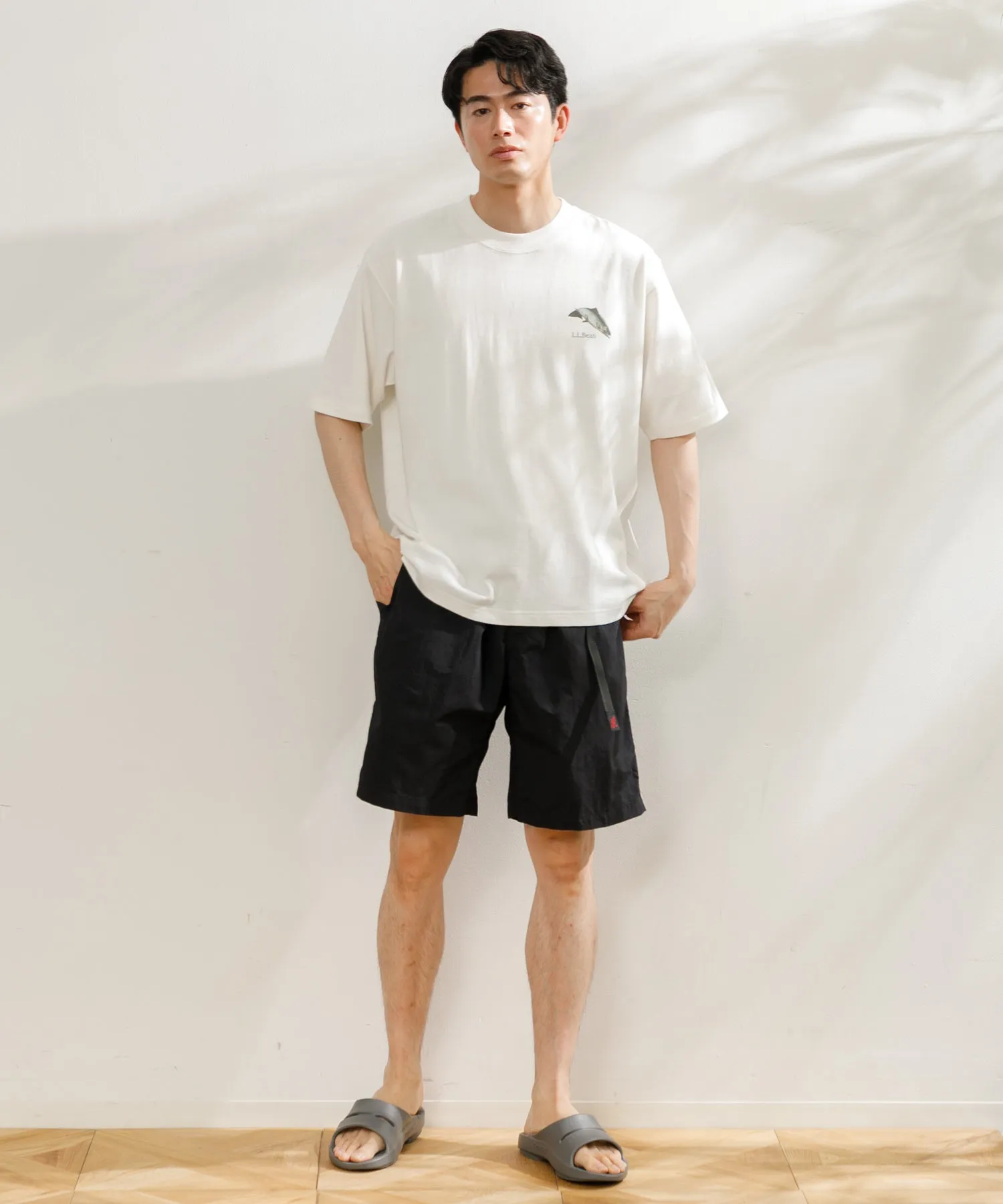 【MEN , WOMEN】GRAMICCI NYLON LOOSE SHORT