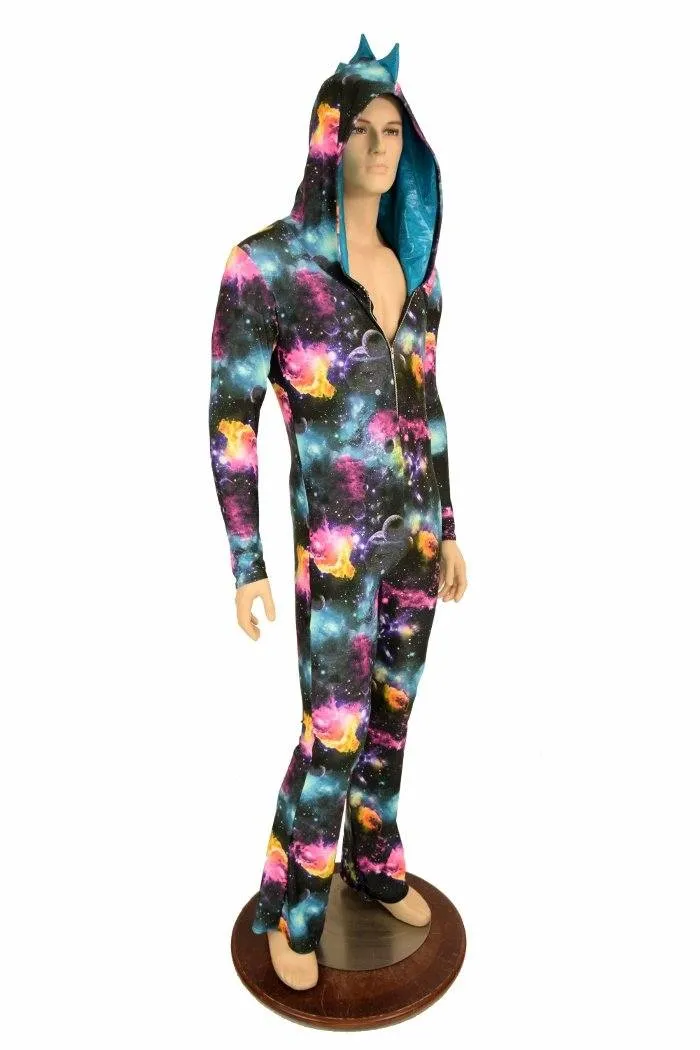 Mens Galaxy Dragon Bootcut Catsuit