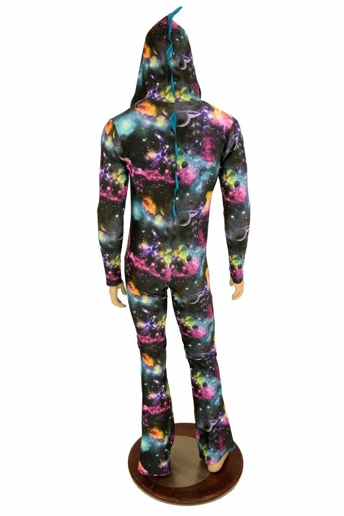 Mens Galaxy Dragon Bootcut Catsuit