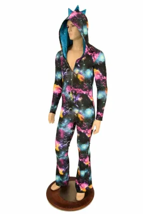 Mens Galaxy Dragon Bootcut Catsuit