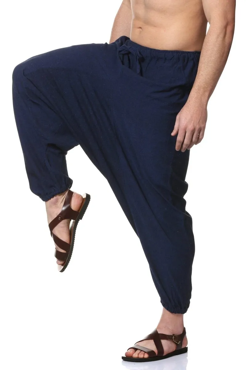 Men's Harem Pack of 2 | Dark Blue & Black | Fits Waist Sizes 28 to 36 Inches