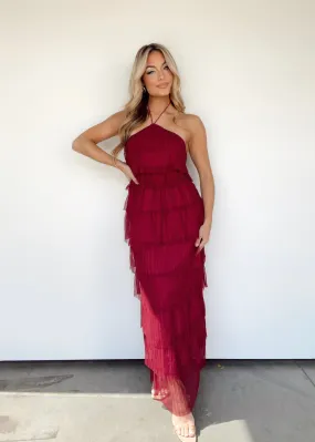 Merlot Melody Maxi Dress