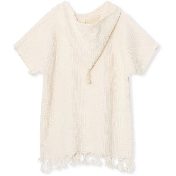 MINI A TURE Cansu Poncho Papyrus White